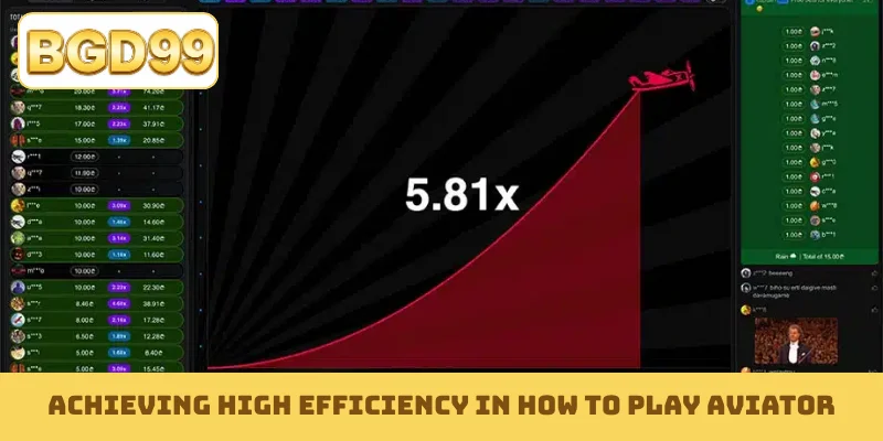 Achieving high efficiency in how to play Aviator