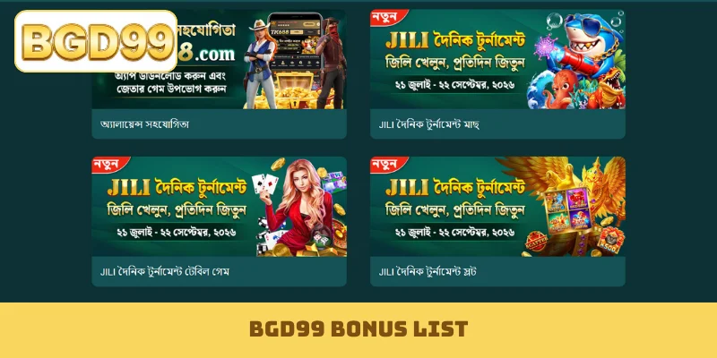 BGD99 bonus