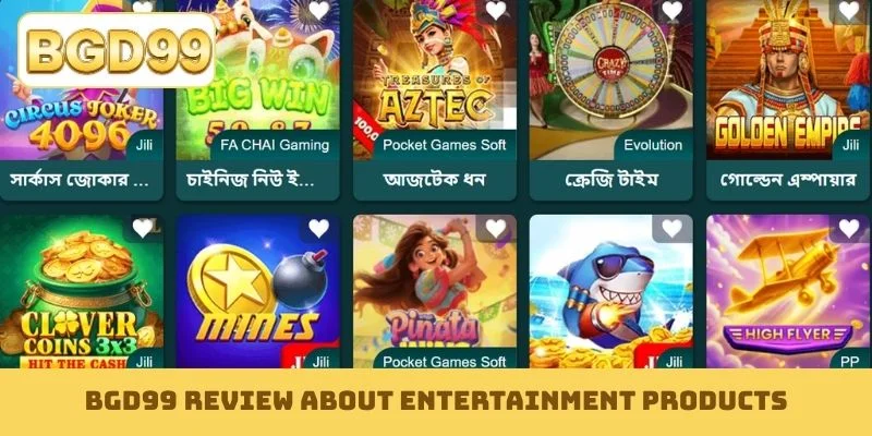 BGD99 review about entertainment products