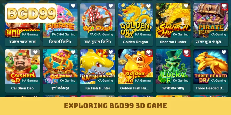 Exploring BGD99 3D game