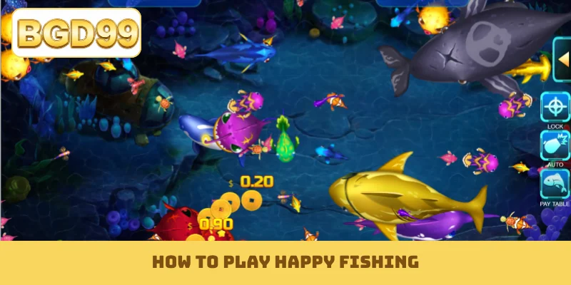 How to play Happy Fishing