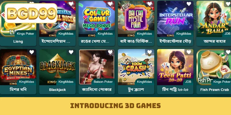 Introducing 3D games