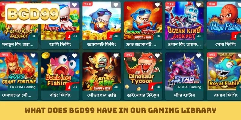 What does BGD99 have in our gaming library